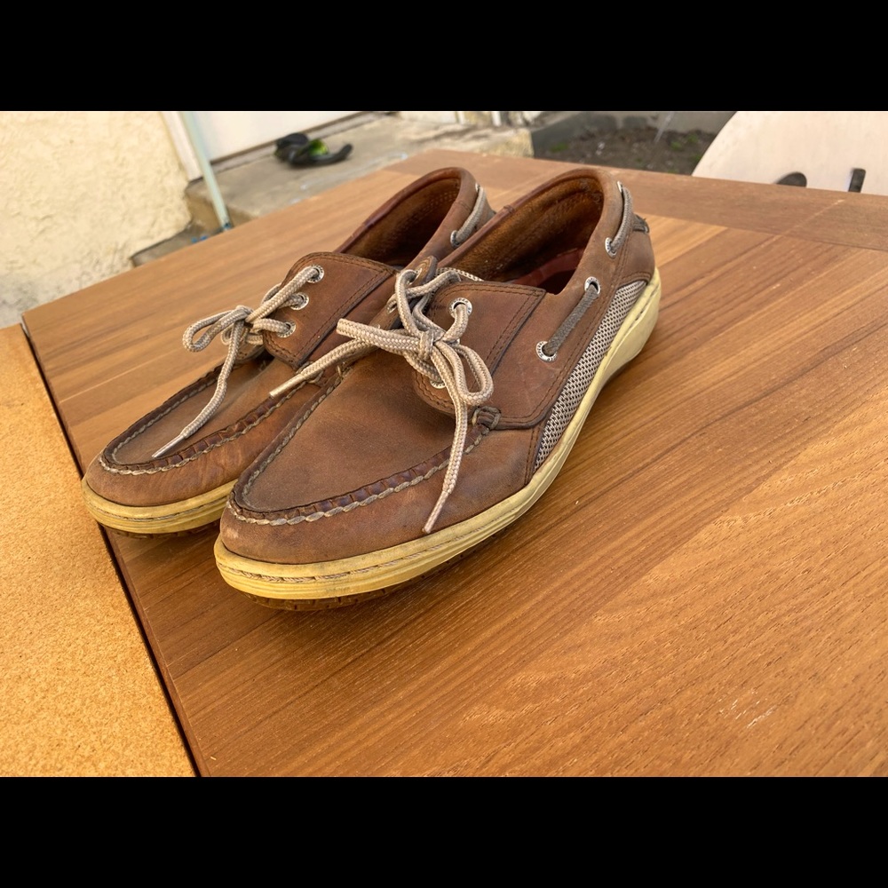 Men’s Sperry Top Sider Leather Shoes 0799320 Used size 8